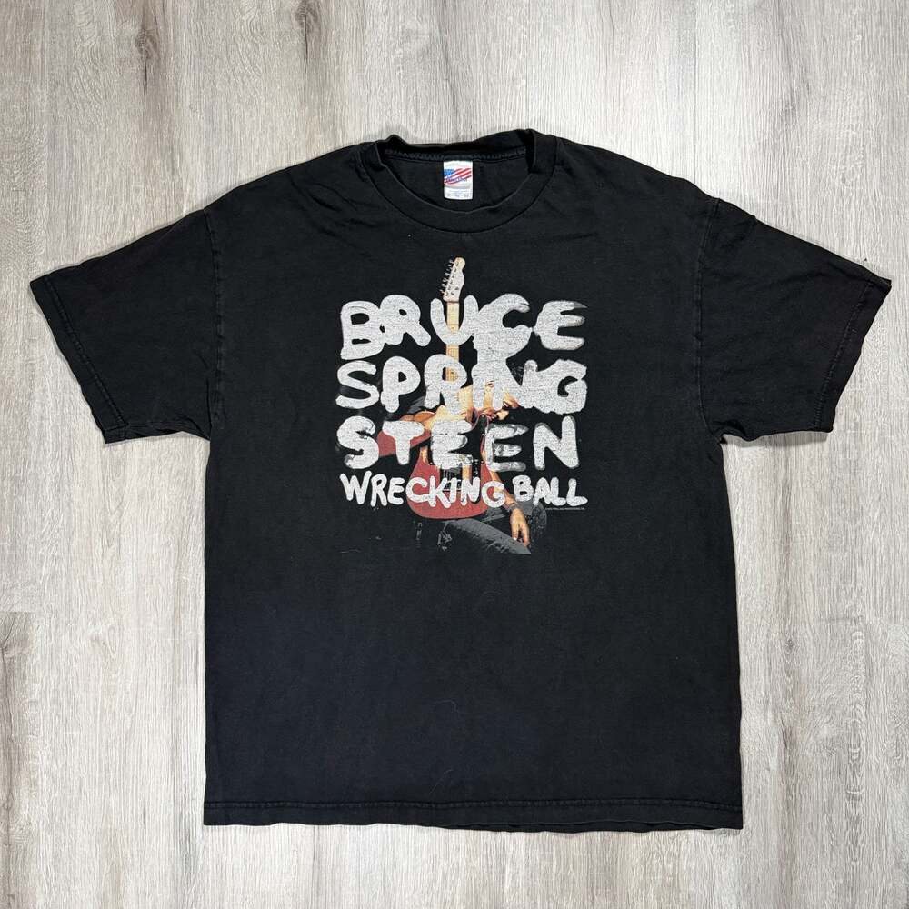 Vintage Bruce Springsteen Wrecking Ball Tour T-Shirt Size XL